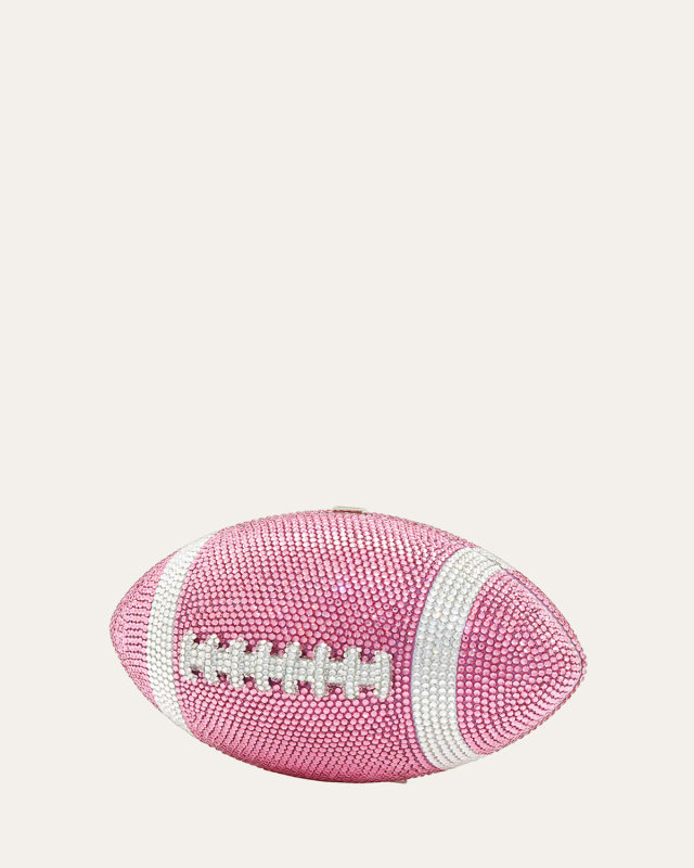 Crystal Football Minaudiere Bag
